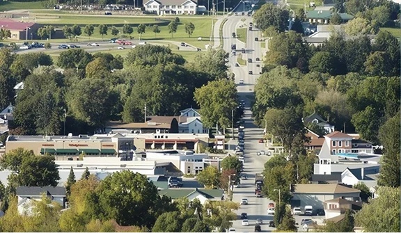 Neighborhood in Verona, Wisconsin